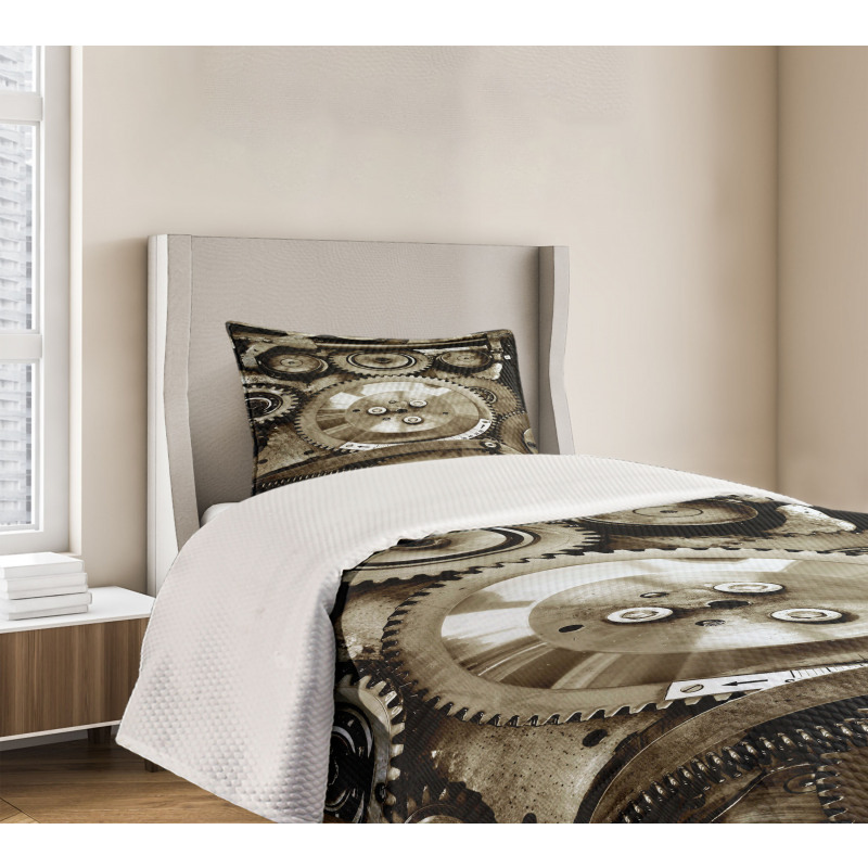 Aged Gears Bedspread Set