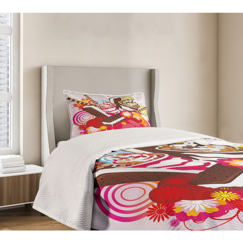 Flowers Deserts Bedspread Set