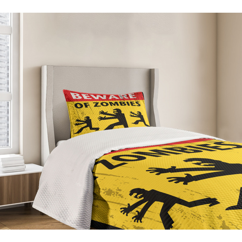 Fiction Humor Art Bedspread Set