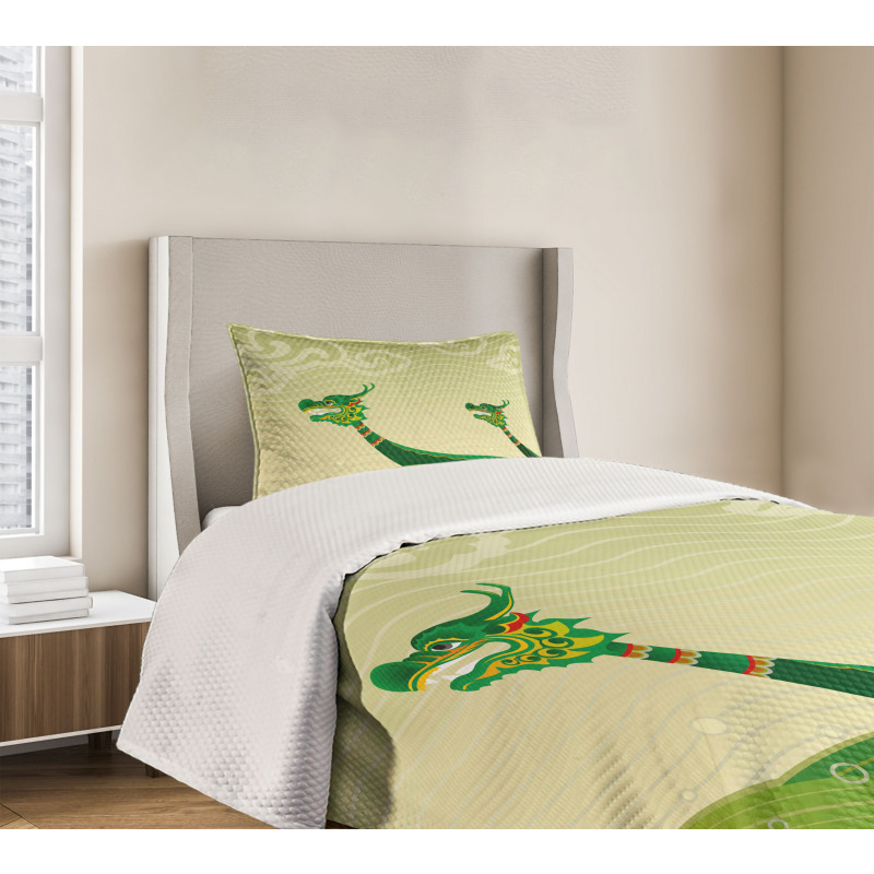 Tatsu Mythical Animal Bedspread Set