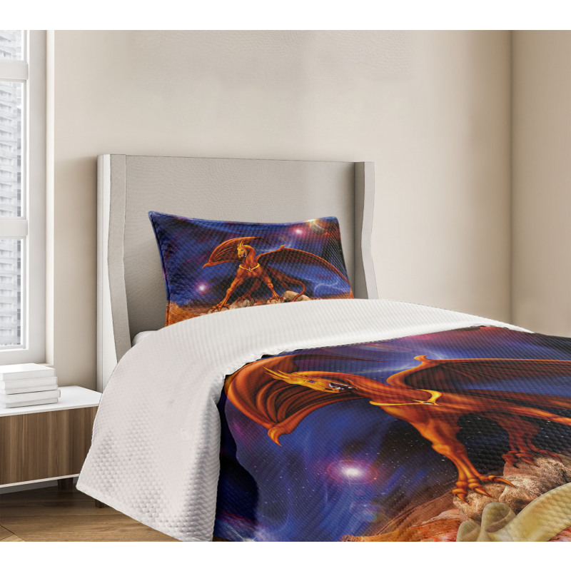 Dragon Knight Cosmos Bedspread Set