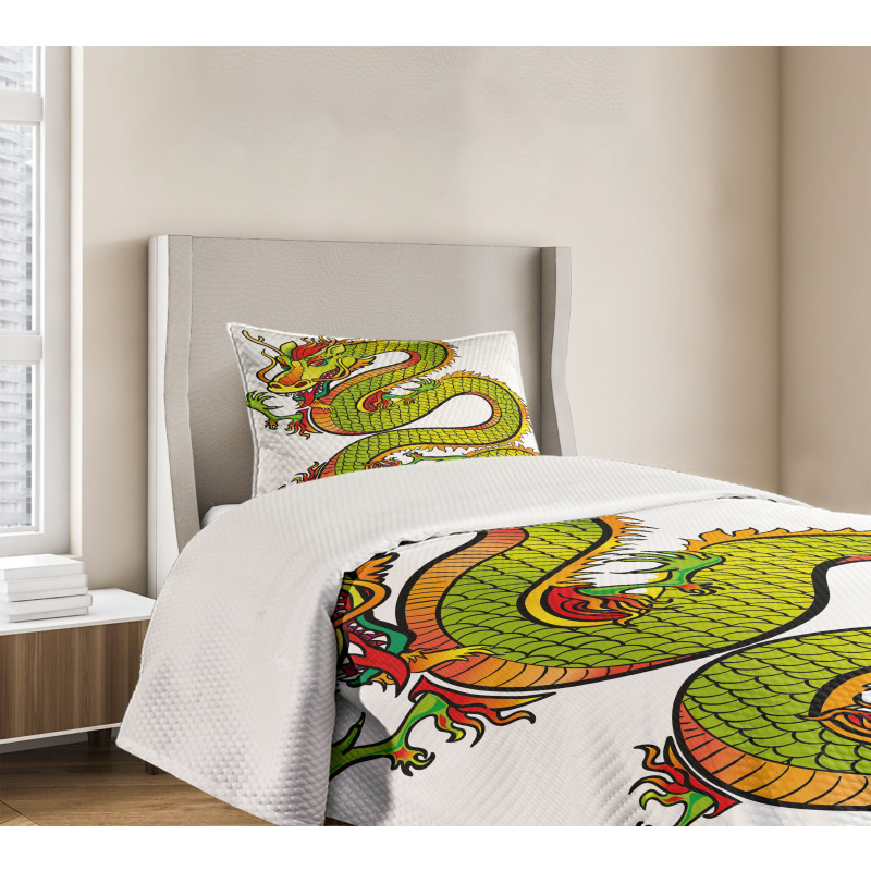 Retro Folk Myth Bedspread Set