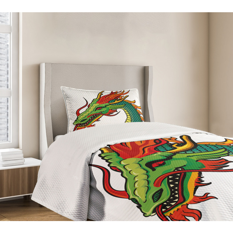 Monster Portrait Fantasy Bedspread Set