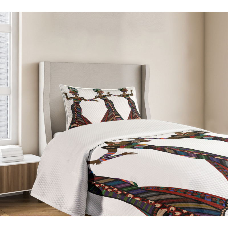 Native Costumes Bedspread Set