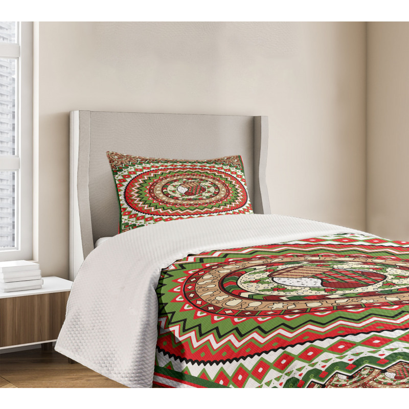 Circles Sock Bedspread Set