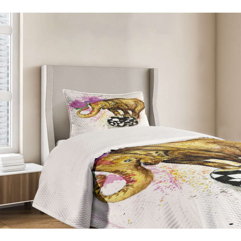 Giant Animal Flowers Bedspread Set