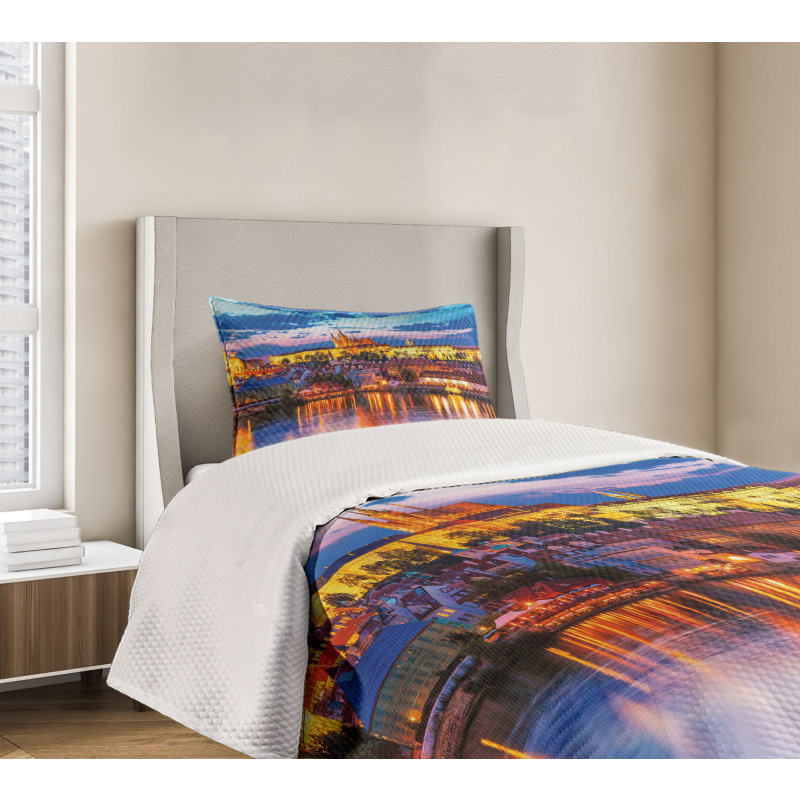 Evening in Prague Bedspread Set