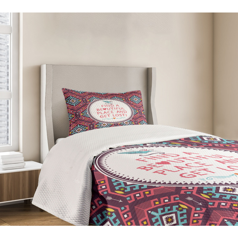 Hipster Tribal Bedspread Set