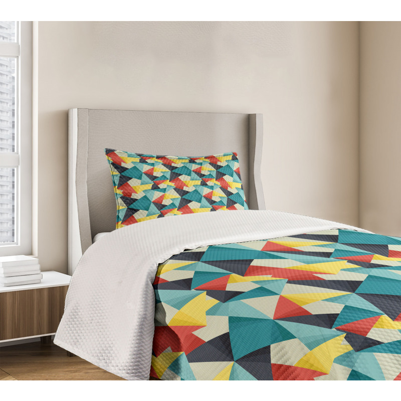 Colorful Fractal Bedspread Set