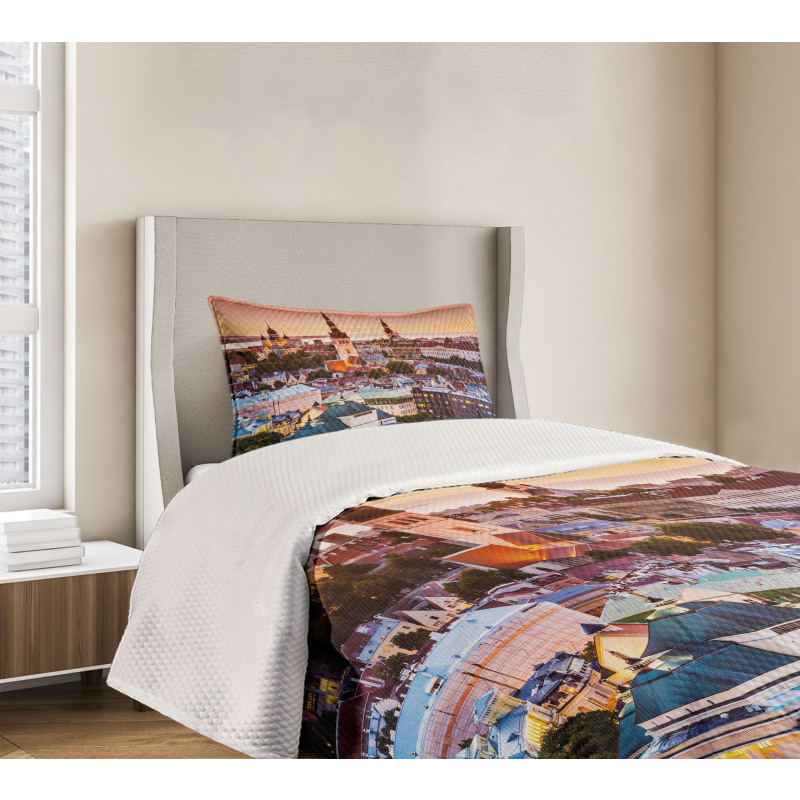 Tallinn Estonia City Bedspread Set