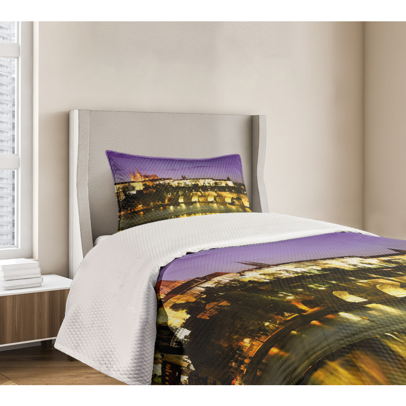 Charles Bridge Prague Bedspread Set