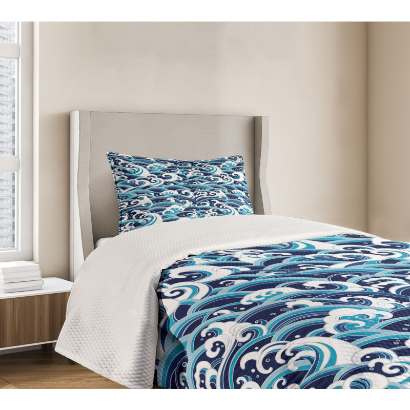 Water Splash Foam Bedspread Set