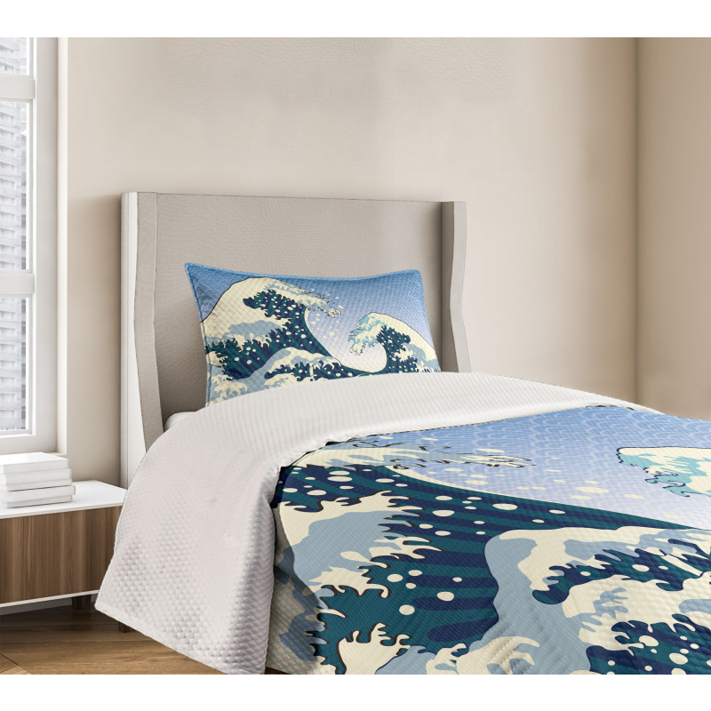 Ocean Wind Art Bedspread Set