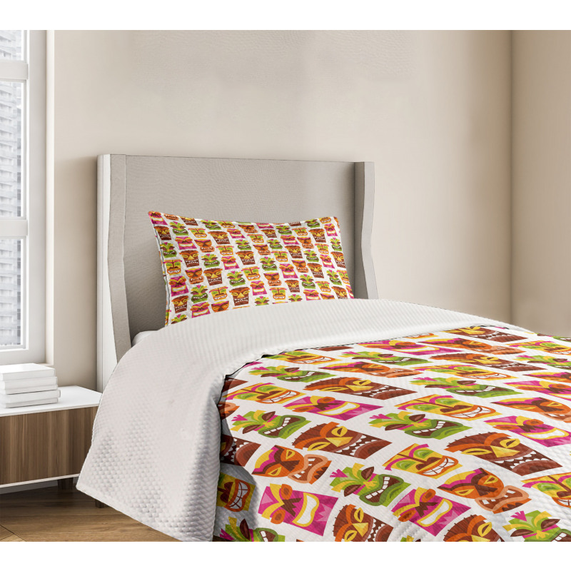 Retro Hawaiian Bedspread Set