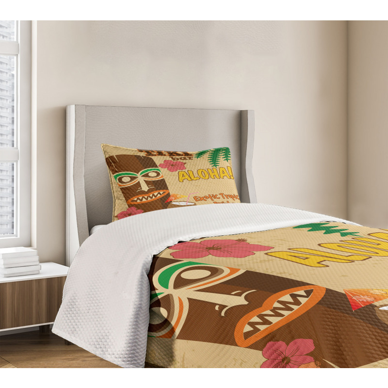 Old Drink Bedspread Set