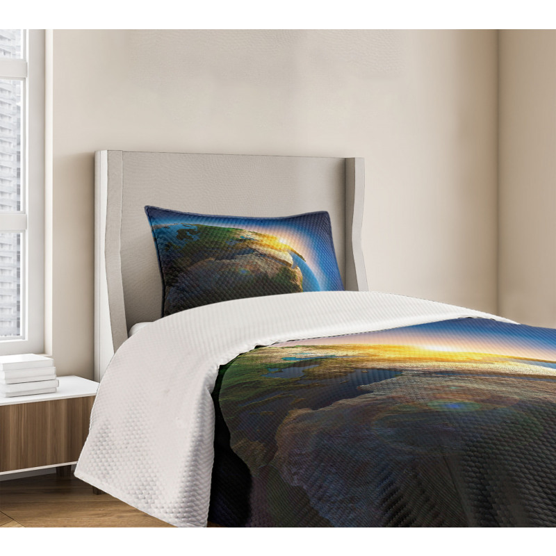 Morning Sunrise Space Bedspread Set