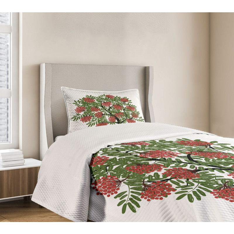 Tree Full of Fruits Art Bedspread Set