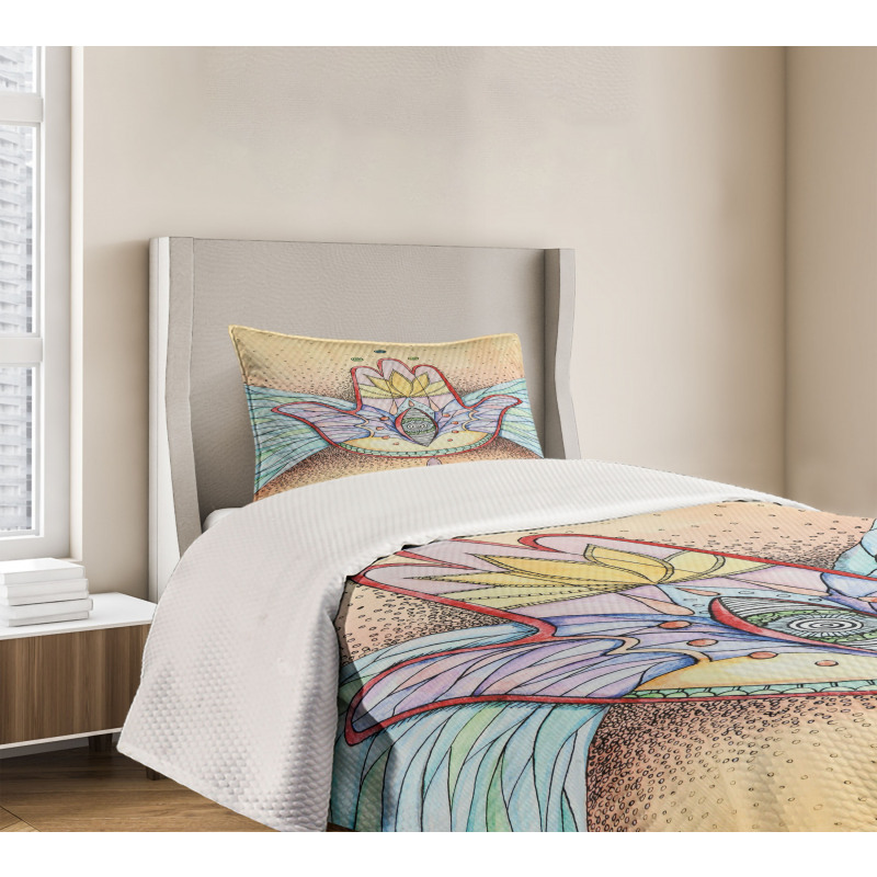 Wings Eye Mystical Bedspread Set