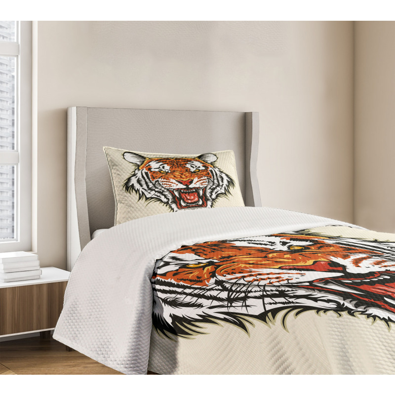 Ready to Attack in Jungle Bedspread Set