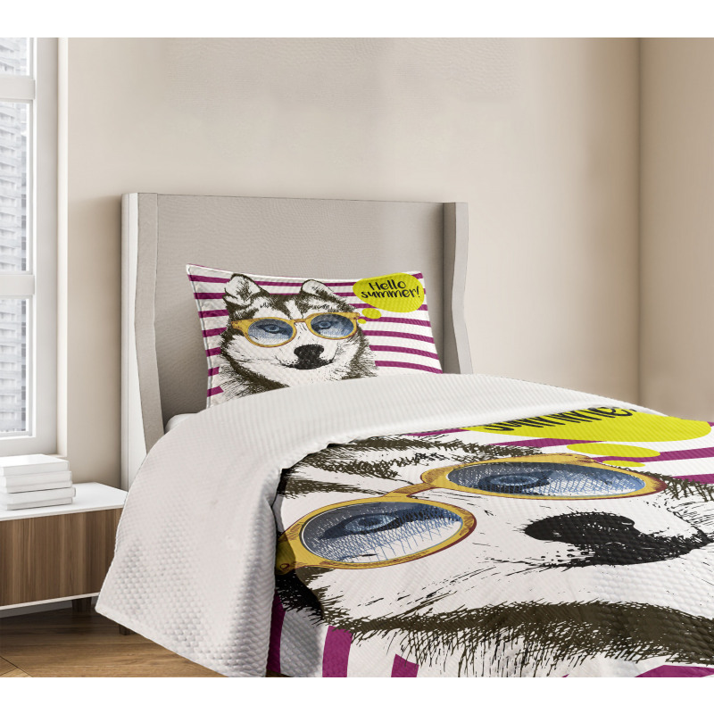 Sketch Stripes Bedspread Set