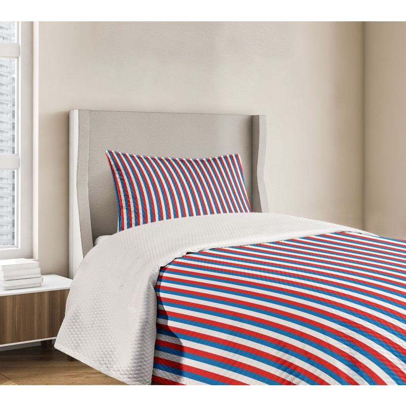 Patriotic Colors Bedspread Set