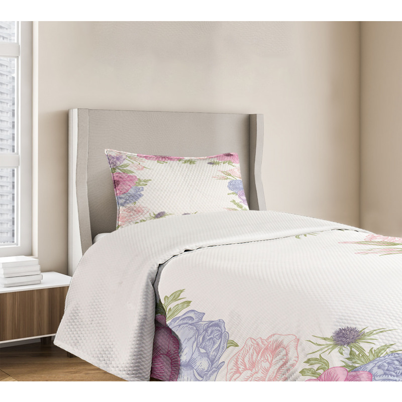 Summer Flora Bedspread Set