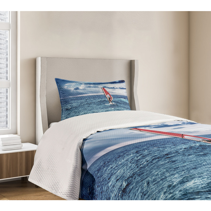 Windsurfer on Sea Bedspread Set