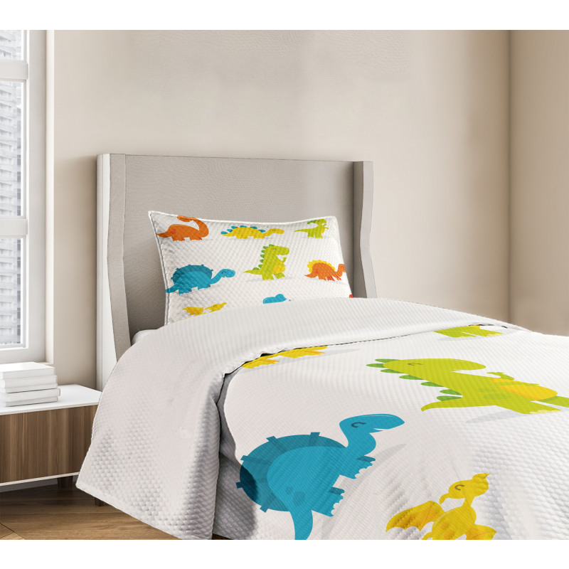 Funny Cartoon Set Bedspread Set