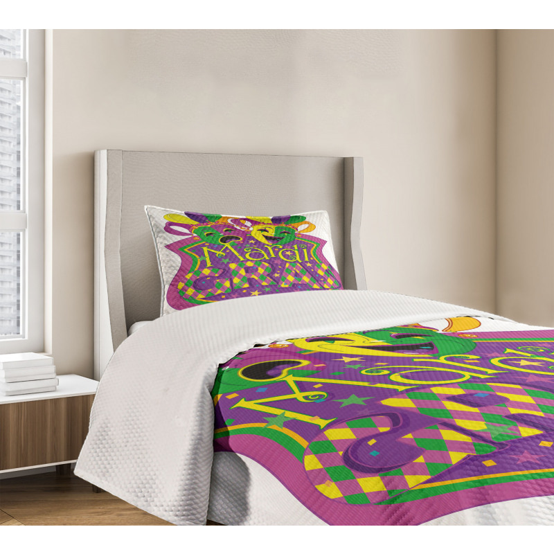 Carnival Blazon Art Bedspread Set