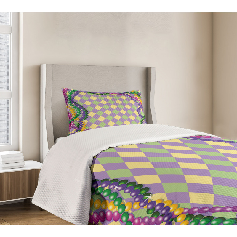 Vivid Graphic Style Bedspread Set