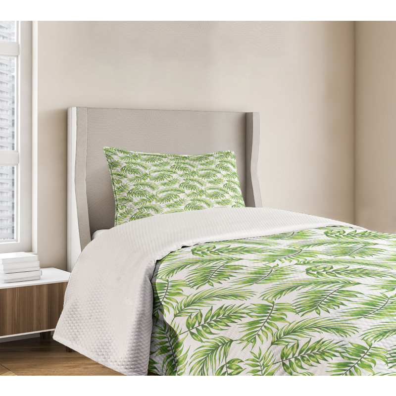 Exotic Tree Hawaiian Bedspread Set