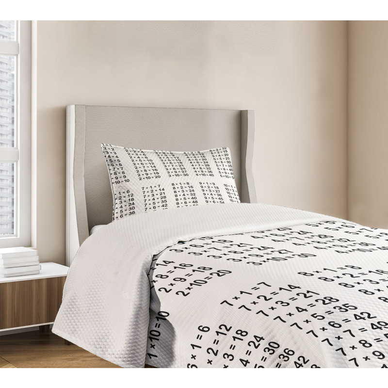 Mathematics Algebra Bedspread Set