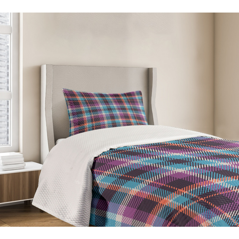 Scotland Country Tile Bedspread Set