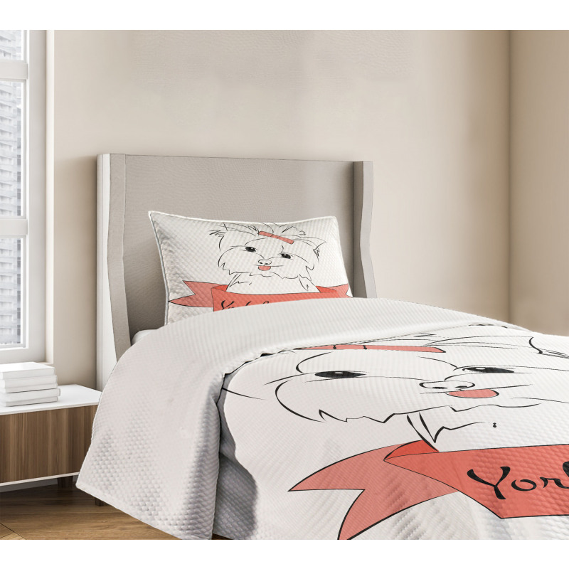 Puppy Hair Buckle Bedspread Set