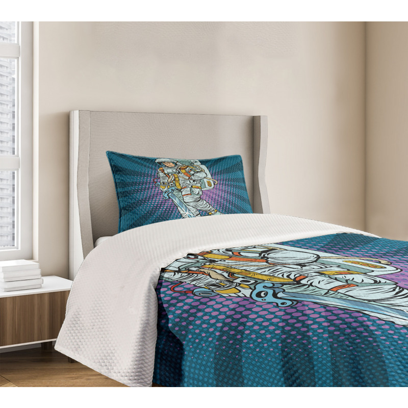 Galaxy Design Bedspread Set