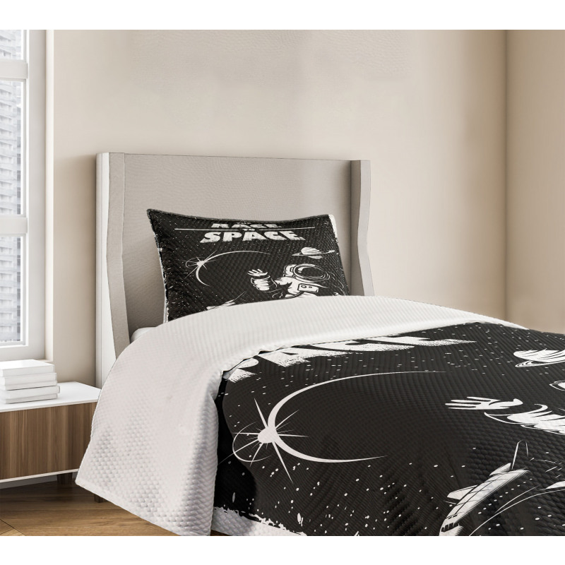 Race to Space Bedspread Set