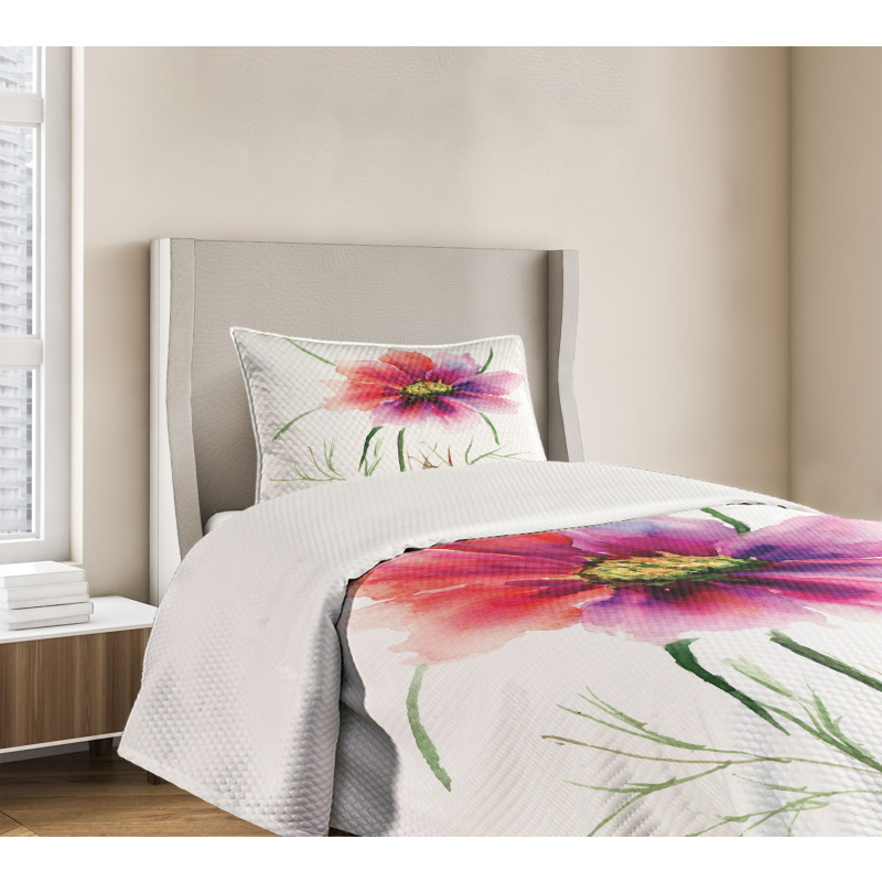 Floral Blossom Art Bedspread Set