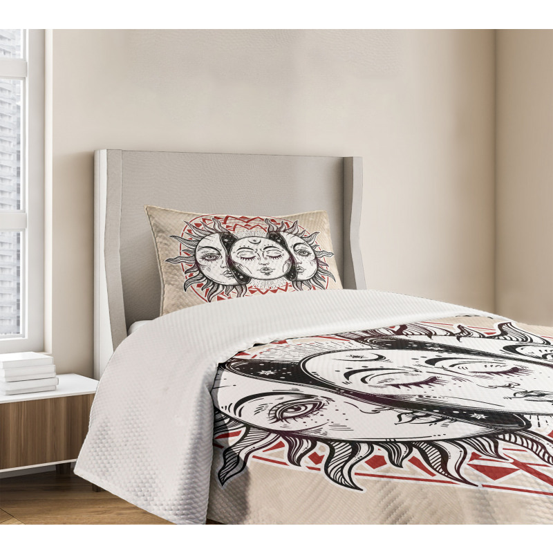 Orient Culture Elements Bedspread Set