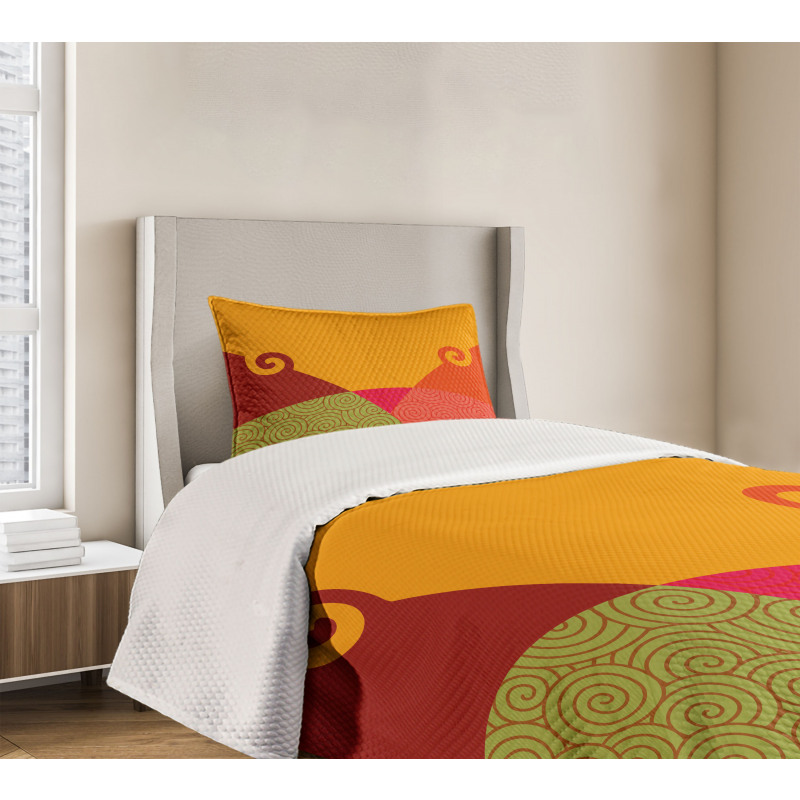 Swirls and Vortexes Bedspread Set