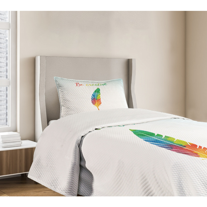 Rainbow Quill Creative Bedspread Set