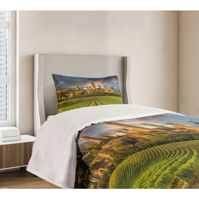 San Gimignano Vineyards Bedspread Set