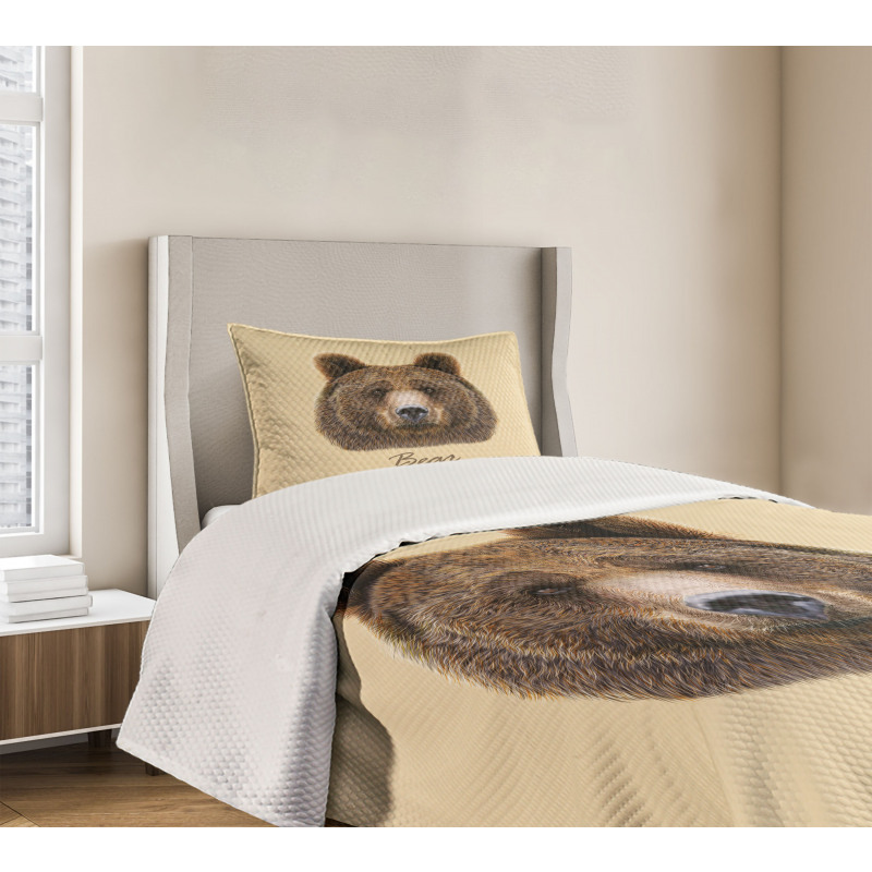 Strong Wild Beast Animal Bedspread Set