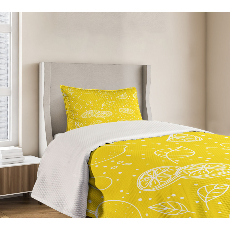 Juicy Lemons Bedspread Set