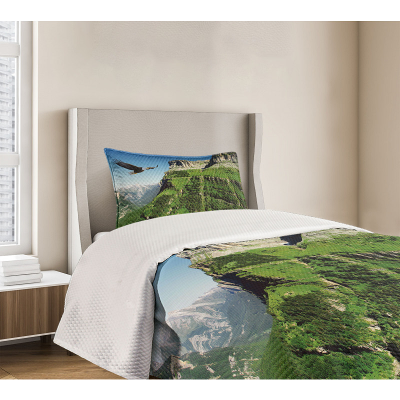 Bird Mountain Fly Bedspread Set