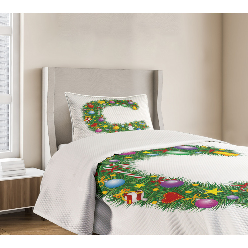 Celebration Design Bedspread Set