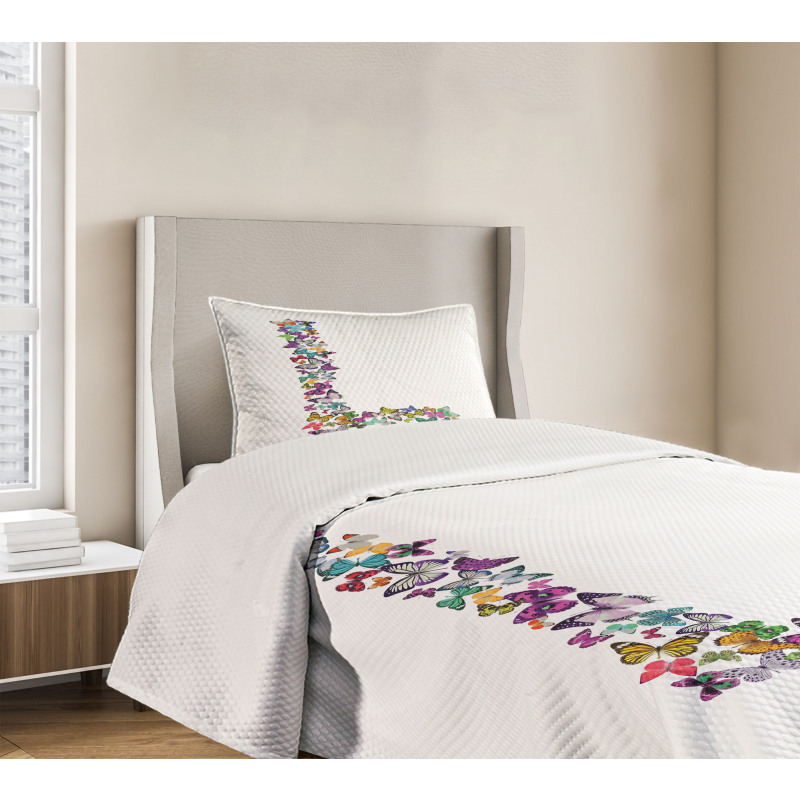 Vibrant Colored Animal Bedspread Set
