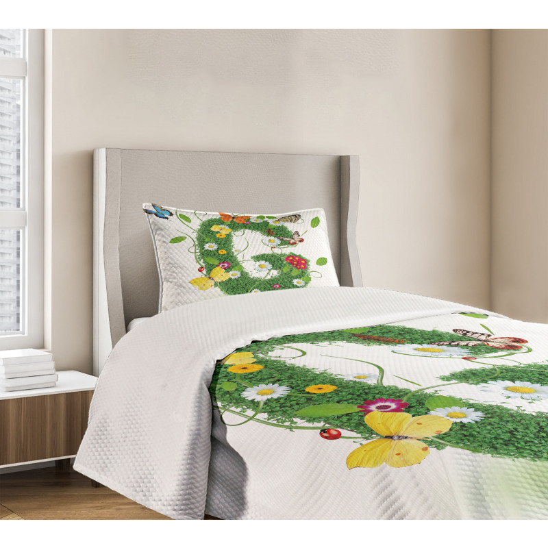 Spring Inspired G Bedspread Set