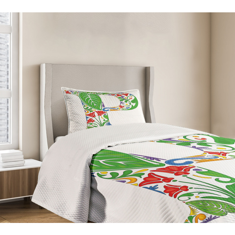 Abstract Color Palette Bedspread Set
