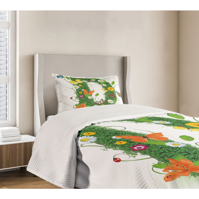 Exotic Abloom Wings Bedspread Set