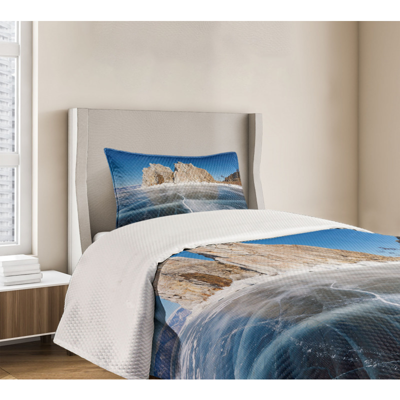 Lake Baikal in Siberia Bedspread Set